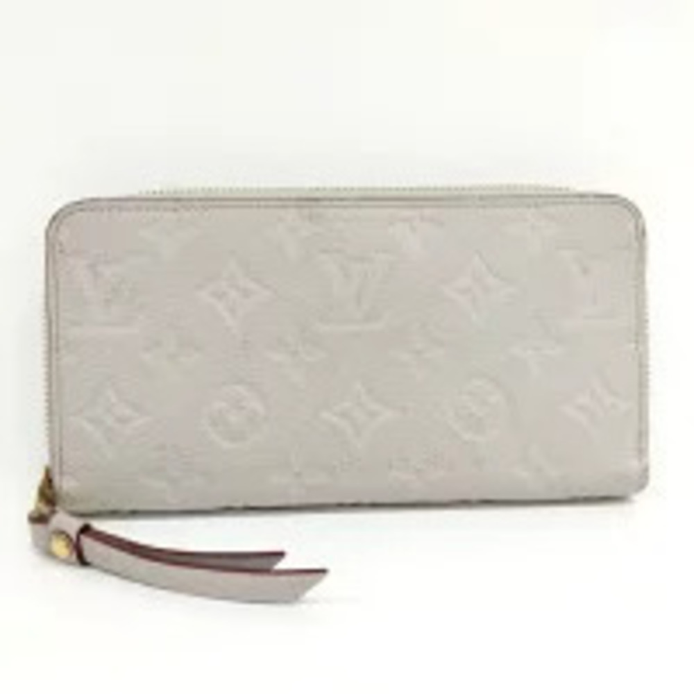 LOUIS VUITTON Zippy Wallet Round Zipper Long Monogram Empreinte Blume